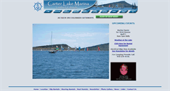 Desktop Screenshot of carterlakemarina.com
